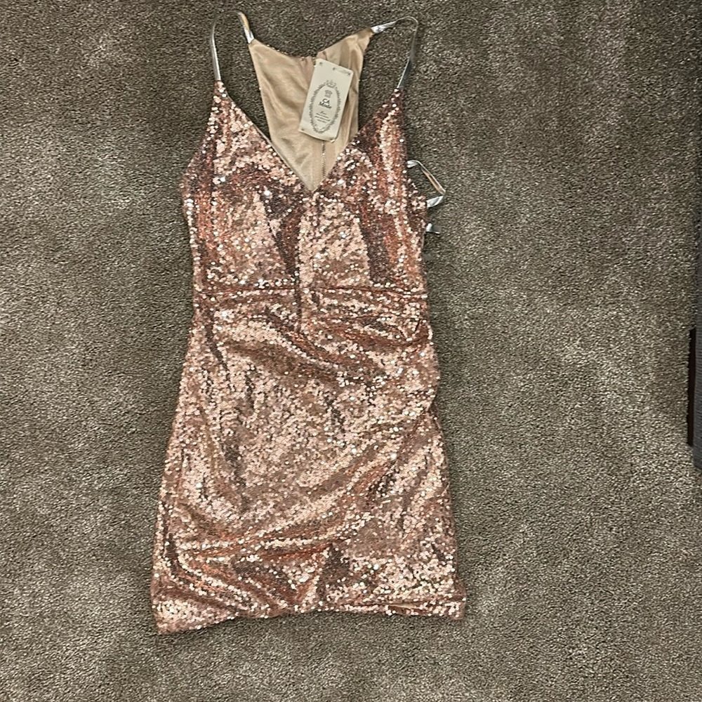 Sexy sequence mini dress